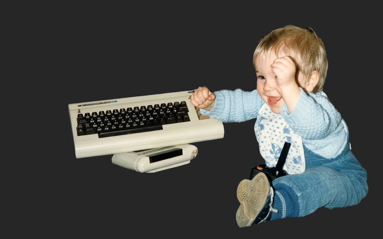 Kind mit Computer
